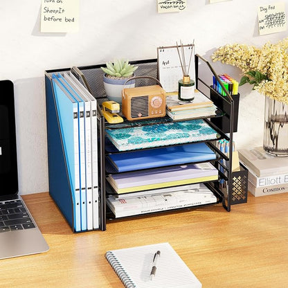 Simple Trending 5-Tier Desk File Organizer - Image 3