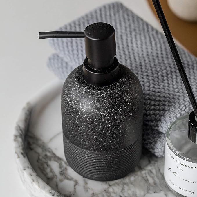 Matte Black Soap Dispenser Sets - Image 2