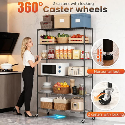 FDW | 6-Tier Wire Storage Shelves - Image 4