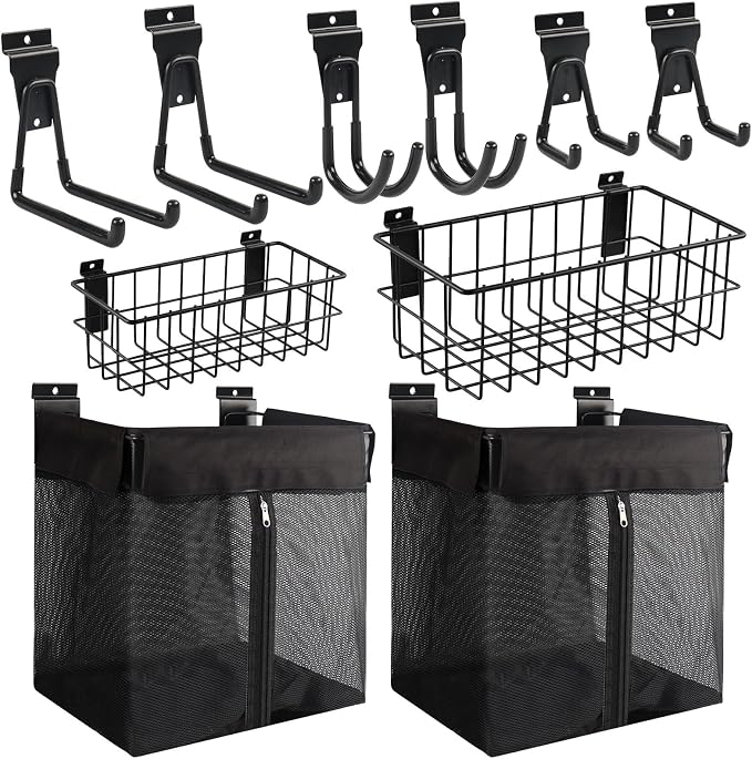 ZORUNNA 10Pcs Slatwall Basket by CraftyourworldwithUs