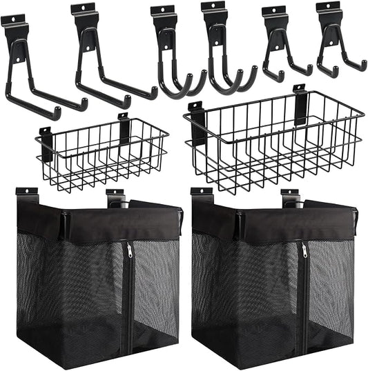 ZORUNNA 10Pcs Slatwall Basket by CraftyourworldwithUs