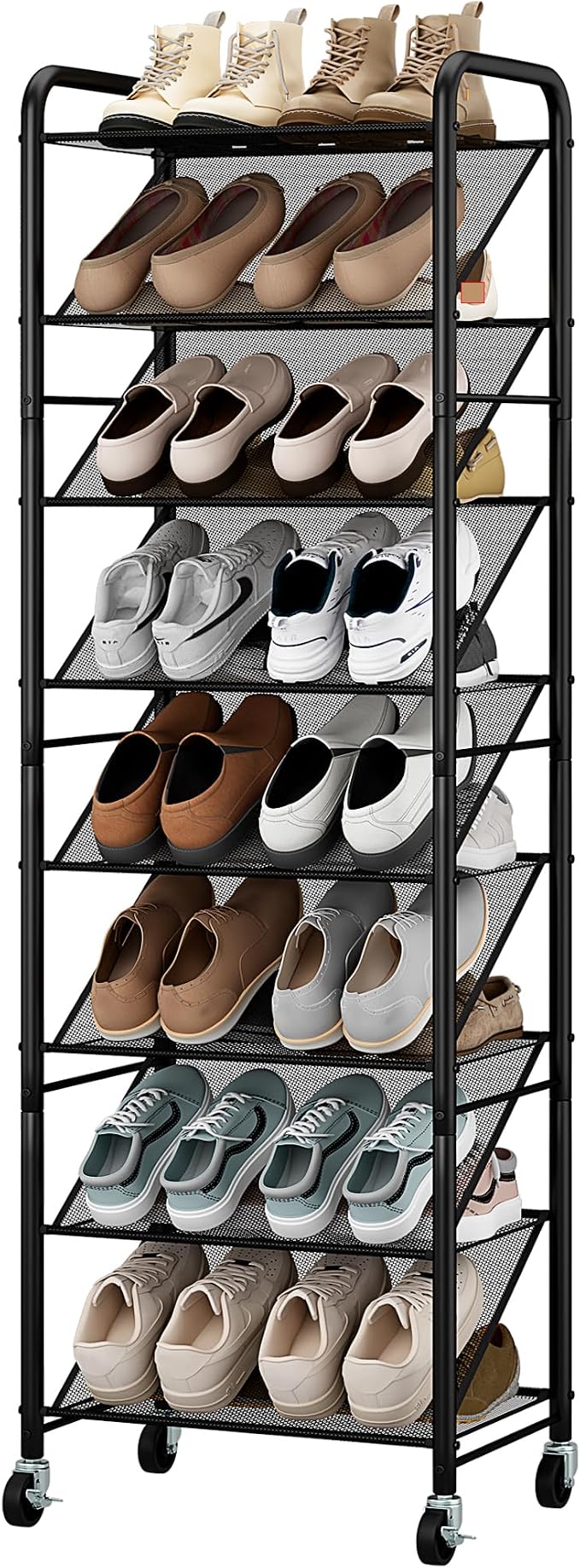 STO STO 8-Tier Narrow Shoe Rack by STOSTO