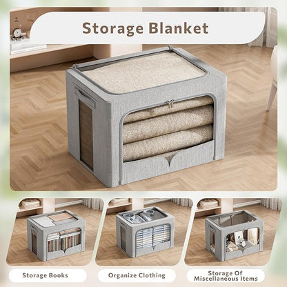 FHSQX 3 Pack Clothes Storage Bins - Image 2