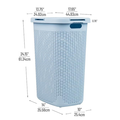 Mind Reader Slim Laundry Hamper - Image 3