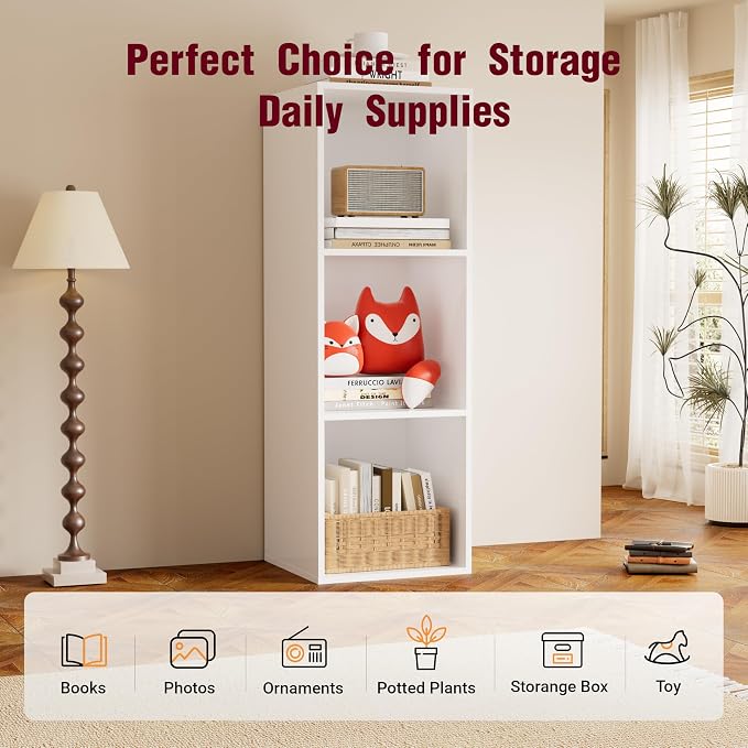 Book Shelf, Wooden Cube Storage Organizer - Image 6