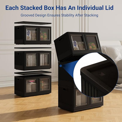 FLEXIMOUNTS 75 QT Stackable Storage Bins - Image 4
