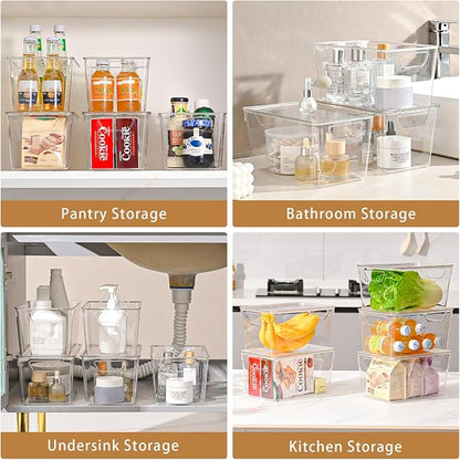 12 Pack Middle Stackable Storage Boxes - Image 8