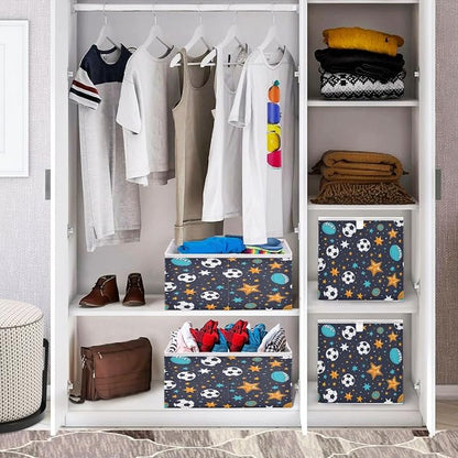 Ball and Star Closet Organizers Storage Cubes Storage Bins Shelf Baskets - Image 7