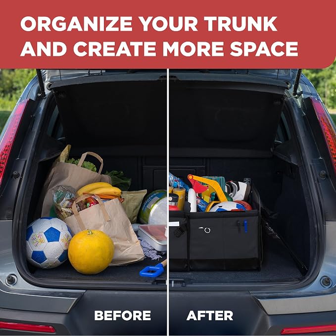 TRUNKCRATEPRO Car Organizers and Storage Premium Adjustable Multi Compartments - Image 9