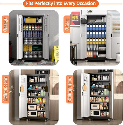 Aobabo Garage Metal Storage Cabinet - Image 7