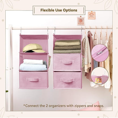 GRANNY SAYS Hanging Closet Organizer 6-Shelf, Separable to 2 Pack 3-Shelf - Image 4