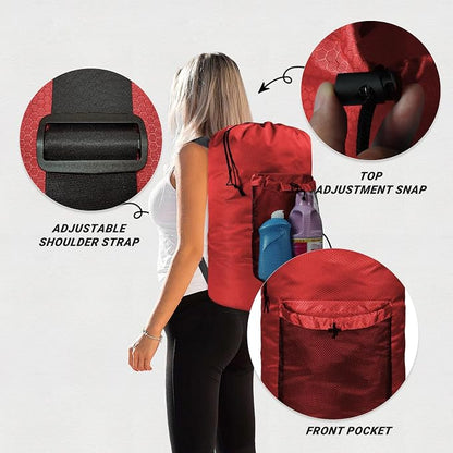Laundry Bag with Shoulder Straps and Mesh Pocket Laundry Backpack Large - Image 3