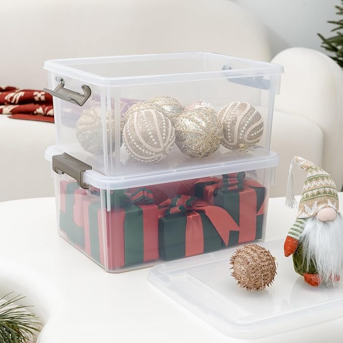 Citylife 17 QT Plastic Storage Bins - Image 8