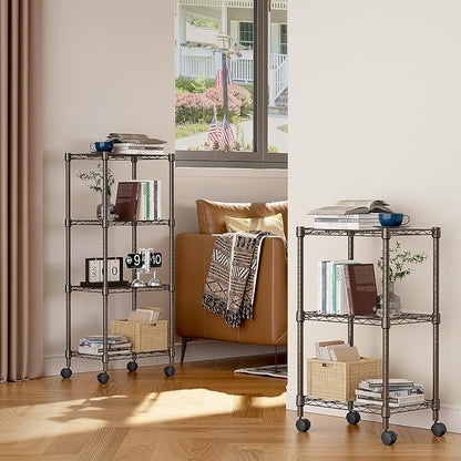 1000 lbs 4-Shelf Adjustable Heavy Duty Steel Wire Rack, Adjustable Storage - Image 4
