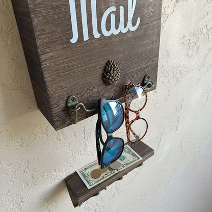 eBun Narrow Wood Mail Holder 2-Pack - Image 4