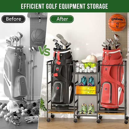 Golf Bag Storage Rack for Garage - Image 4