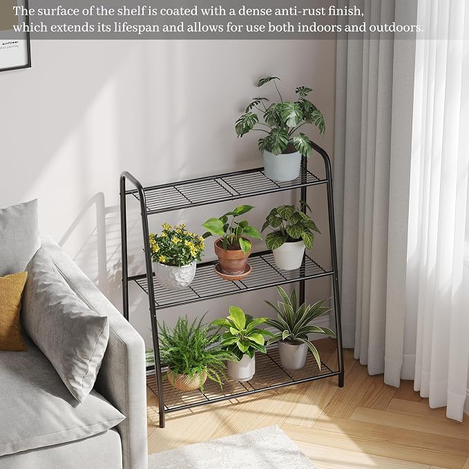Kitsanery Metal Plant Stand Indoor Outdoor - Image 4