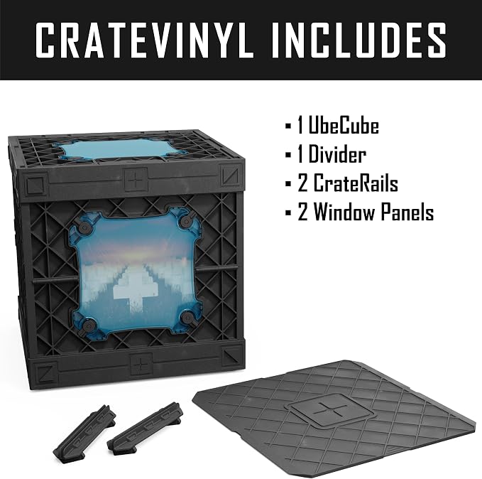 CrateVinyl - Vinyl Record Storage Crate Modular Storage Cube - Image 3