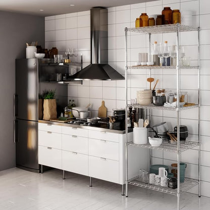 24" Deep x 30" Wide x 86" Height Wire Shelving Kit | 5-Tier | NSF Commercial - Image 8