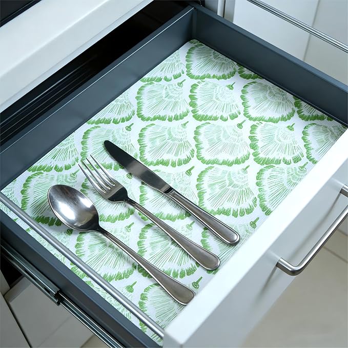 Shelf and Drawer Liner, 12in x 20FT Double Layer PVC Non-Adhesive Non-Slip - Image 9