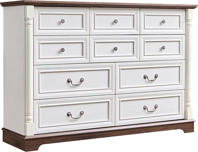 Farmhouse 10 Drawer Dresser by Unknown