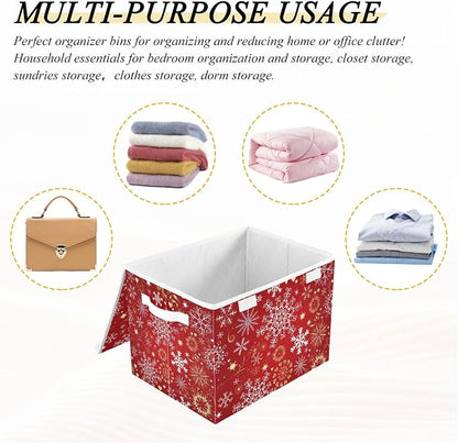 Christmas Snowflakes Storage Bins - Image 7