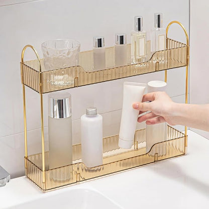 YCIA&DONE 2 Tiers Narrow Vanity Makeup Organizer, Bathroom Organizers - Image 5