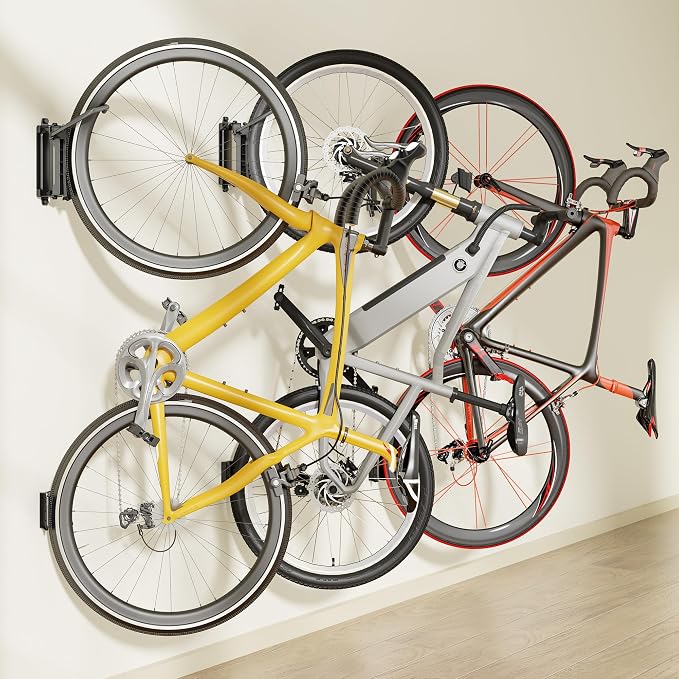 monTEK Heavy duty Bike Wall Mount, Swivel Bike Wall Hanger Holds Up to 77lbs - Image 2