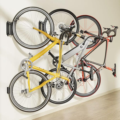 monTEK Heavy duty Bike Wall Mount, Swivel Bike Wall Hanger Holds Up to 77lbs - Image 2
