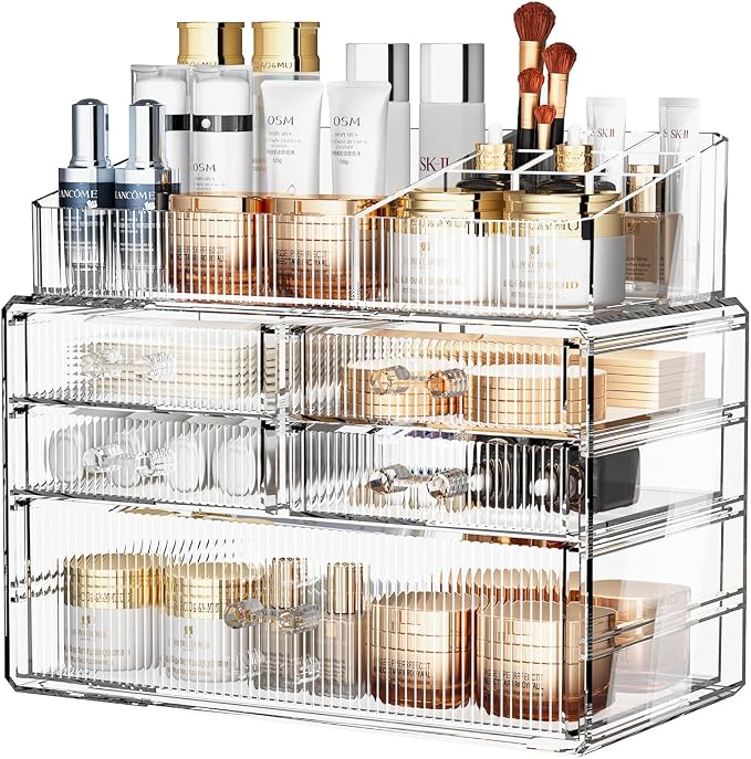 ZHIAI Stackable Organizer, Acrylic Cosmetic Organizer - Image 7