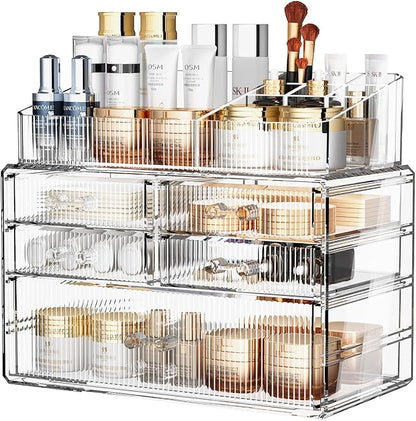 ZHIAI Stackable Organizer, Acrylic Cosmetic Organizer - Image 7
