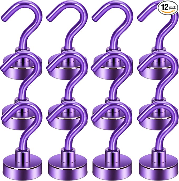 Neosmuk Magnetic Hooks, Heavy Duty 30lb+ Strong Magnet Hook by Neosmuk