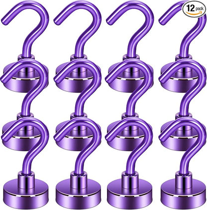 Neosmuk Magnetic Hooks, Heavy Duty 30lb+ Strong Magnet Hook by Neosmuk