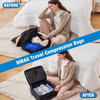 Compression Bags for Travel Essentials, Roll Up Bags No Vacuum Needed | for - Image 3