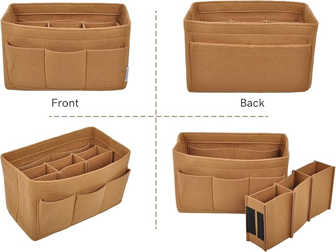 Vercord Felt Purse Organizer Handbag Insert Liner Shaper Bag in Bags - Image 2