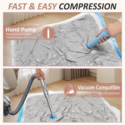 Cozy Essential Vacuum Storage Bags, 80% Compression Vacuum Seal Space Saver - Image 5
