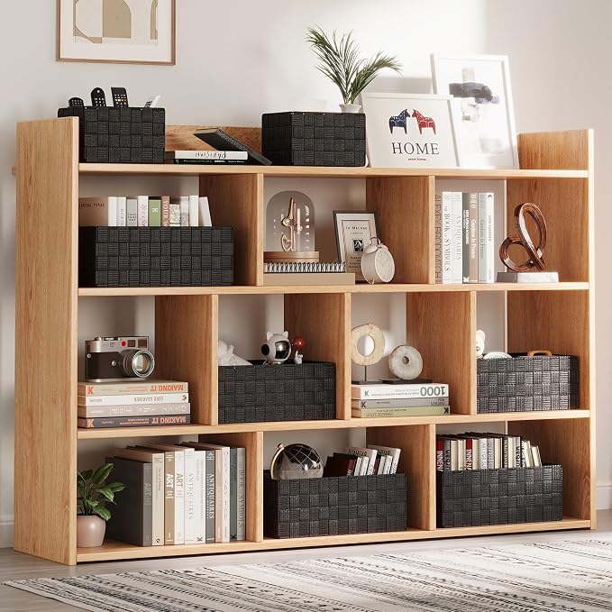 Woven Storage Baskets, Storage Bins, Cube Basket Container Baskets Storage - Image 3