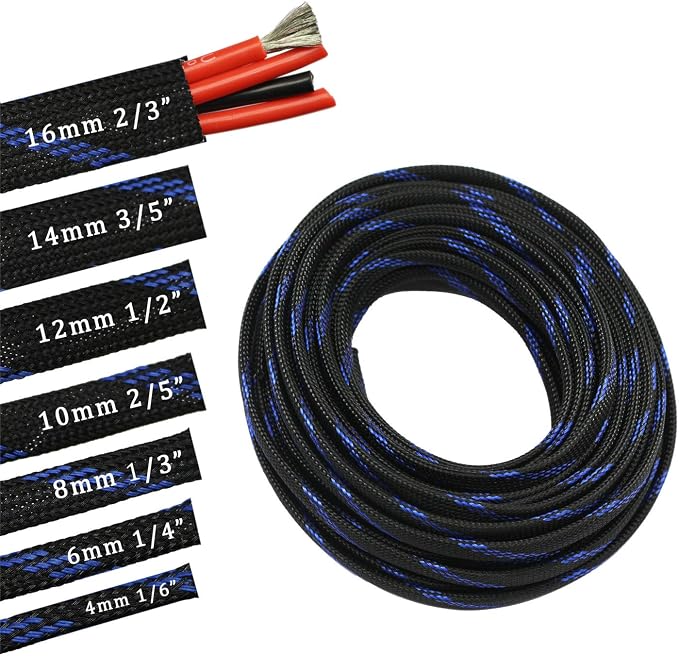 30ft PET Expandable Sleeving Wire Cable Sleeve - Image 2