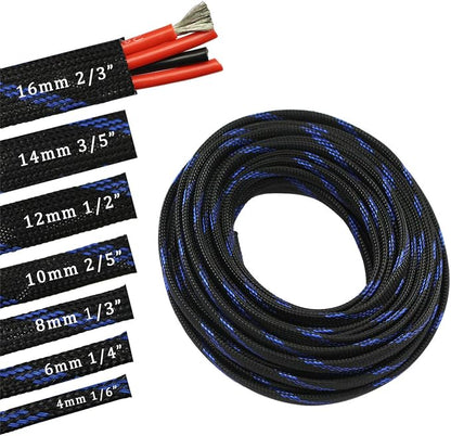 30ft PET Expandable Sleeving Wire Cable Sleeve by CBAZY