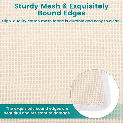 Dntorx 6 Pack Durable Cotton Mesh Laundry Bags - Image 4