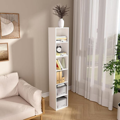 Wooden 6 Cube Storage Organizer, 6 Tier Storage Cubes Storage Display Cubby - Image 2