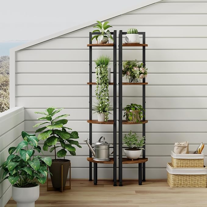 Tajsoon Corner Shelf Stand 4 Tier 48.5" - Image 7