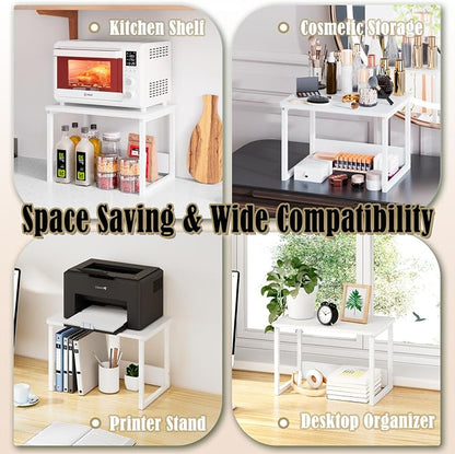 MARTY Countertop Organizer, 17.1"x12.4", Cabinet Organizer Microwave Stand | - Image 7