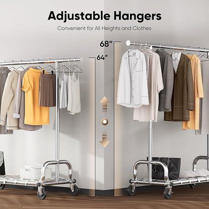 HOKEEPER Clothing Racks Heavy Duty Clothes Rack Adjustable Garment Rack - Image 6