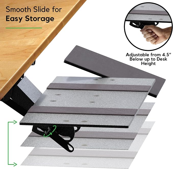 KT1 Ergonomic Keyboard Tray Under Desk - Image 6