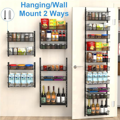 Over the Door Pantry Organizer, 10-Tier Over the Door Organizer - Image 6