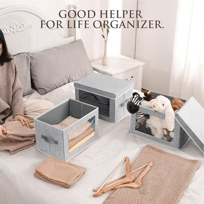 Homsorout Stackable Storage Bins - Image 3