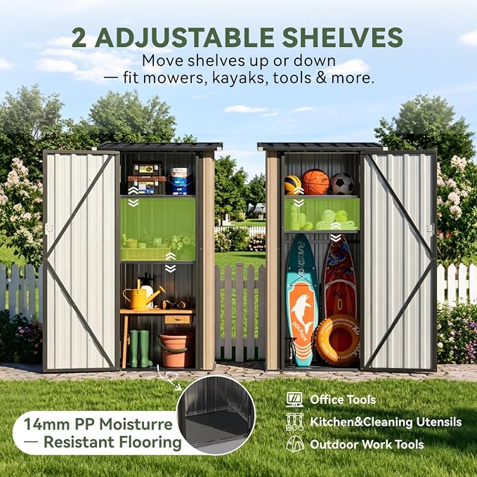 Aoxun Outdoor Storage Shed - Image 4