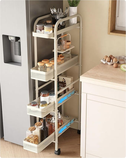 UMDONX 4-Tier Narrow Mobile Storage Cart by UMDONXBuyNow