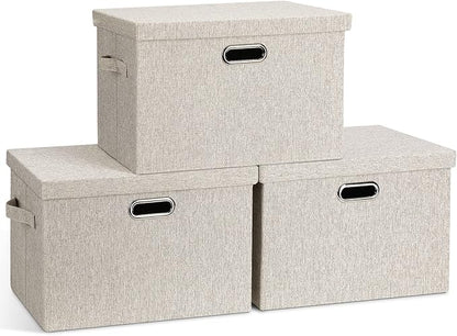 Large Quart Collapsible Stackable Storage Bins by GraciadecoStorage